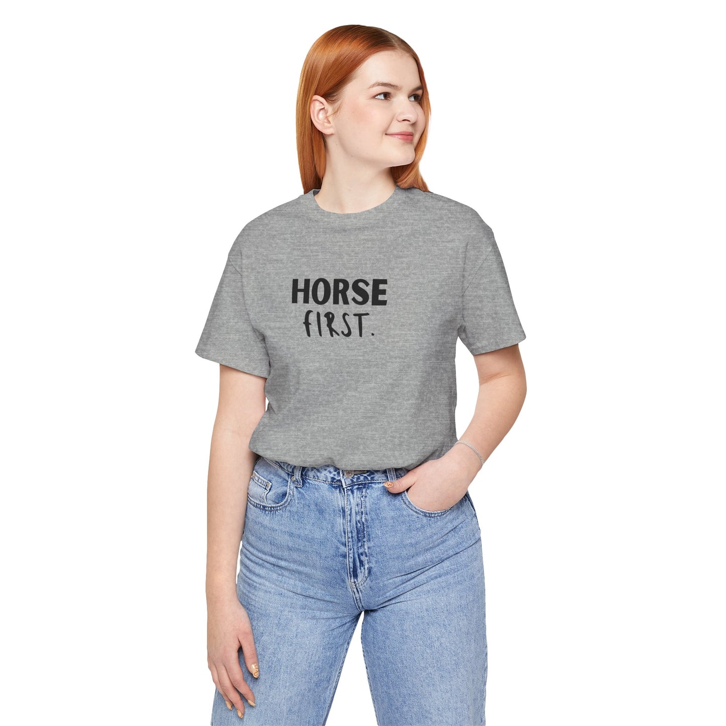 Horse First T-Shirt für Damen – Dein Herz schlägt für dein Pferd