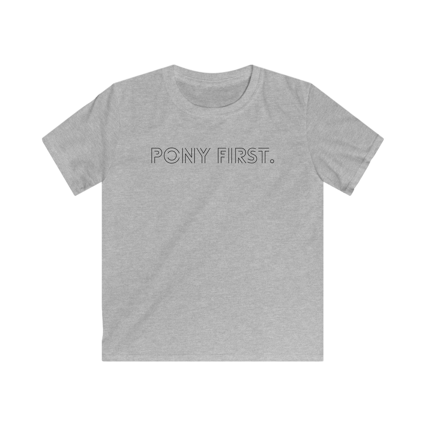 Pony first Kinder Shirt - Für kleine Reiterinnen mit Pony im Herzen