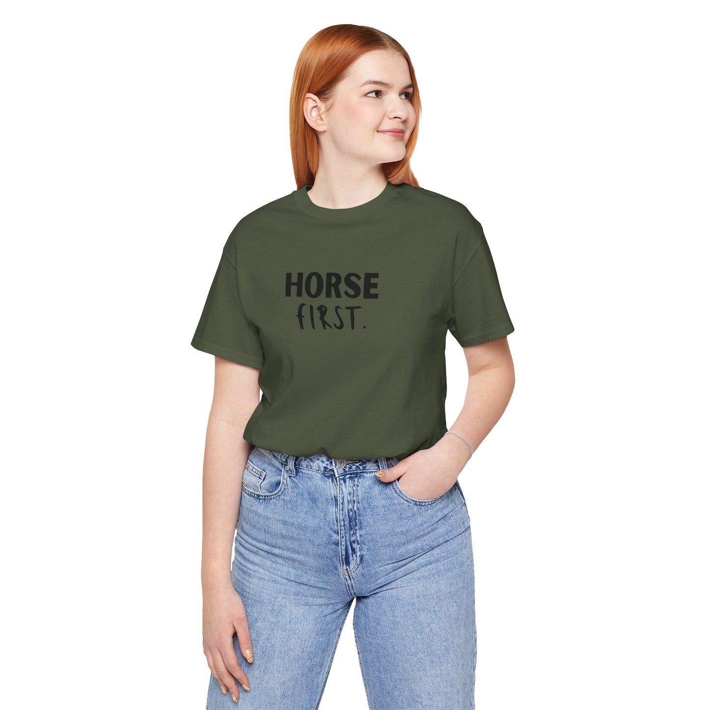 Horse First T-Shirt für Damen – Dein Herz schlägt für dein Pferd