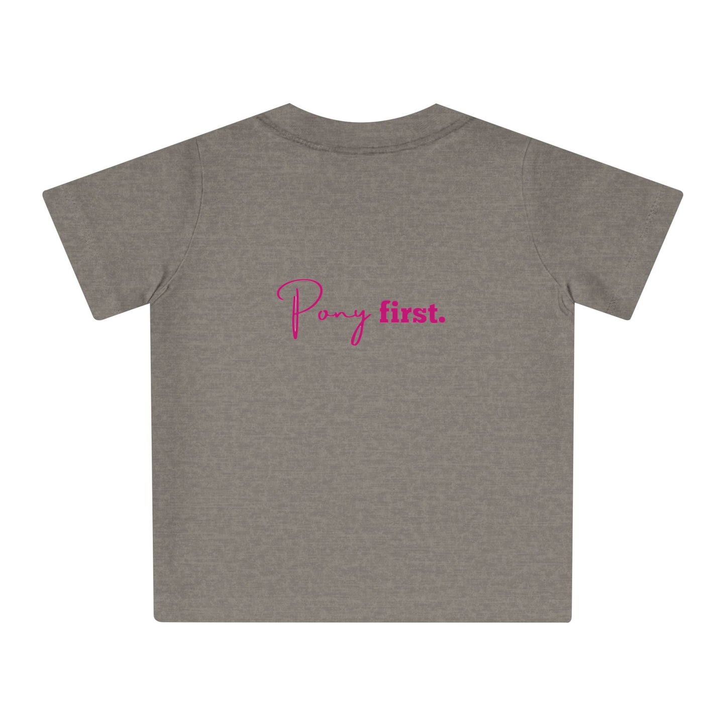 Pony First Baby T-Shirt – Pferdeliebe Shirt | Reitsport Baby Outfit | Stall Mode 2026
