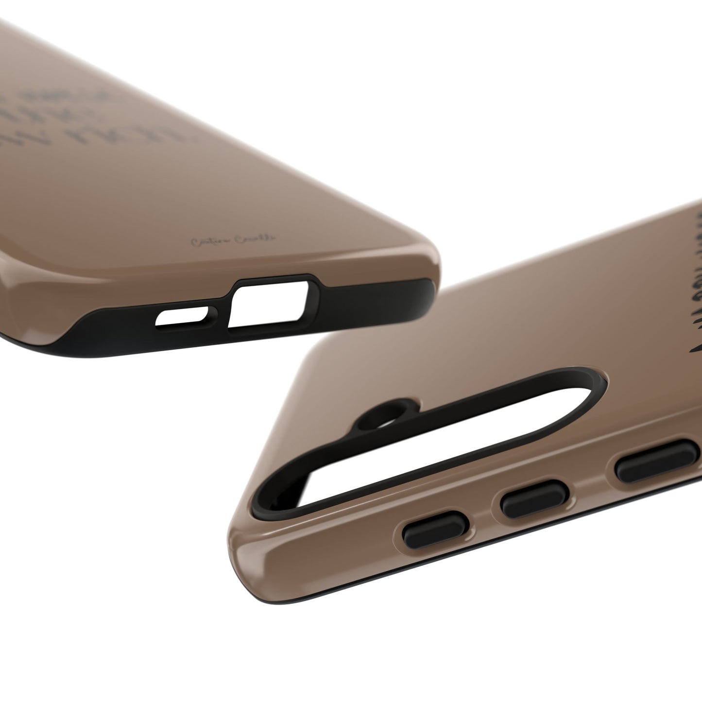 Phone Case — "A Happy Horse Is the New Rich" Brown Protective Case