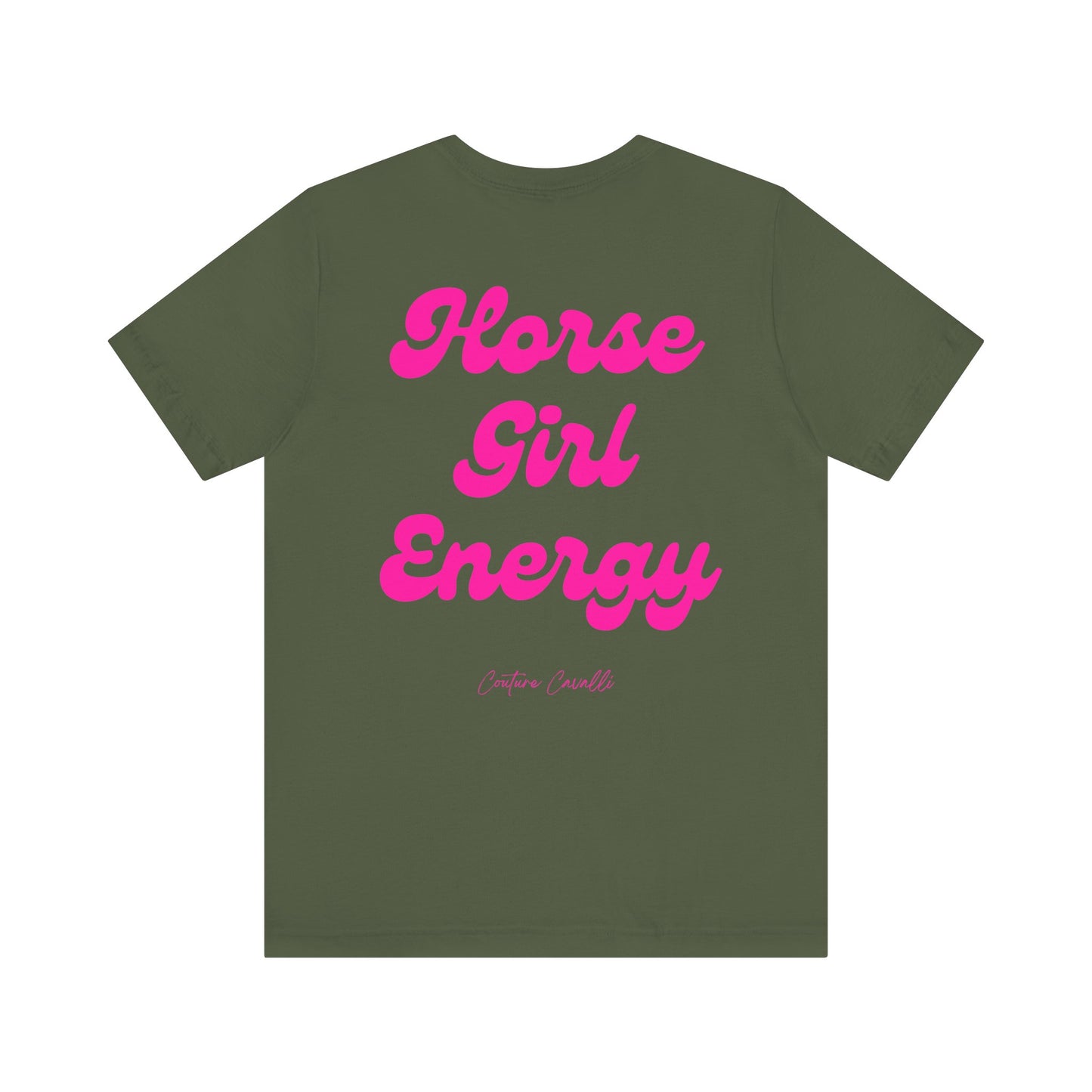 Horse Girl Energy T-Shirt – Ästhetisches Reiter Shirt für Pferdemädchen und Reiterinnen