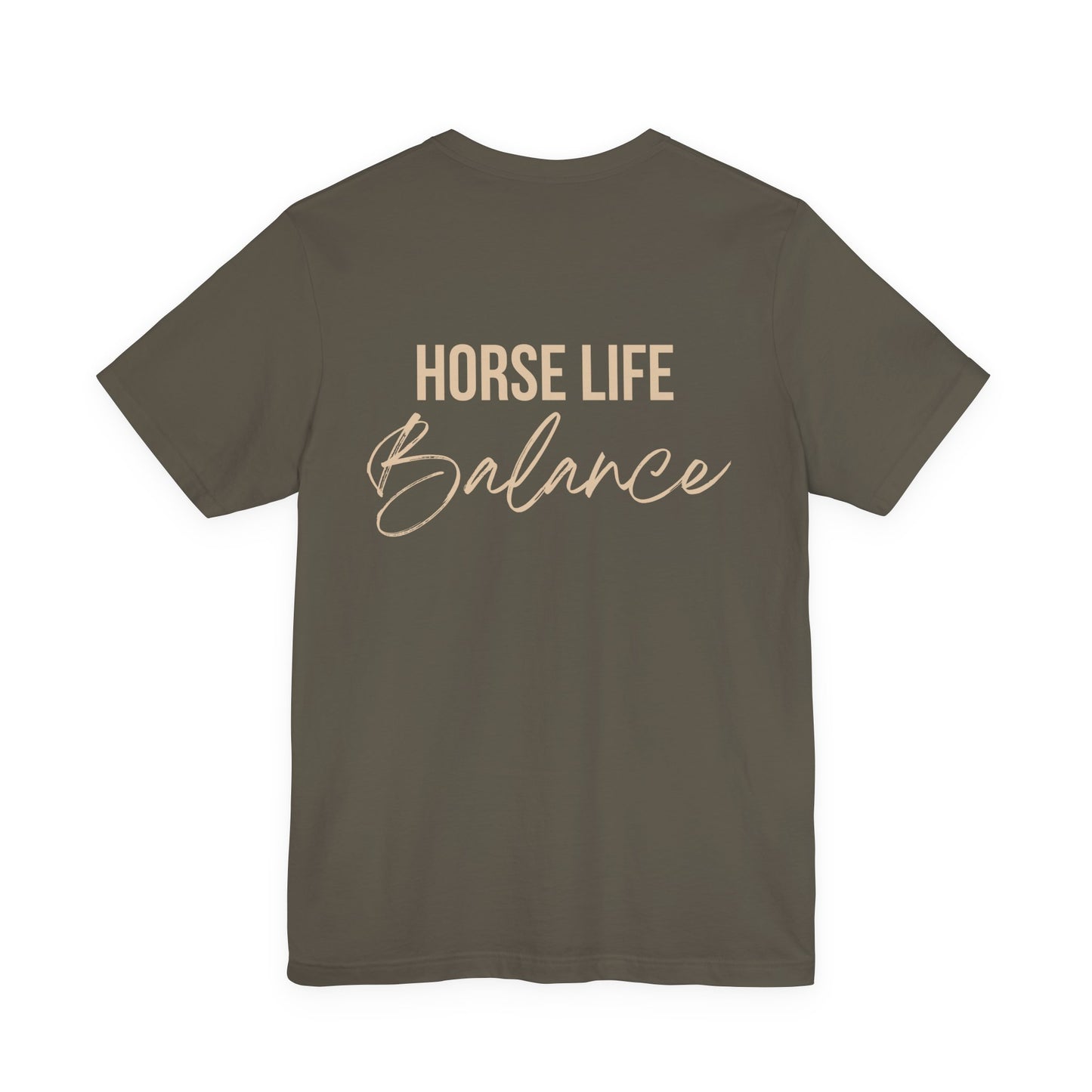 Horse Life Balance T-Shirt — Equestrian Casual Tee