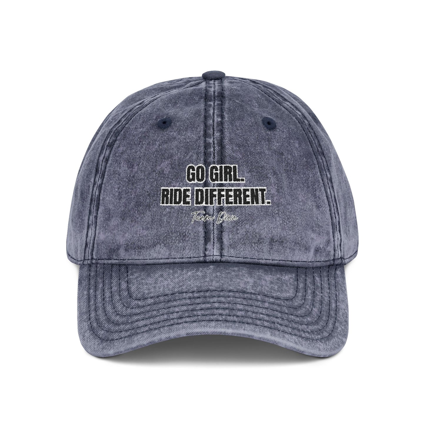 Go Girl. Ride Different Cappy personalisiert