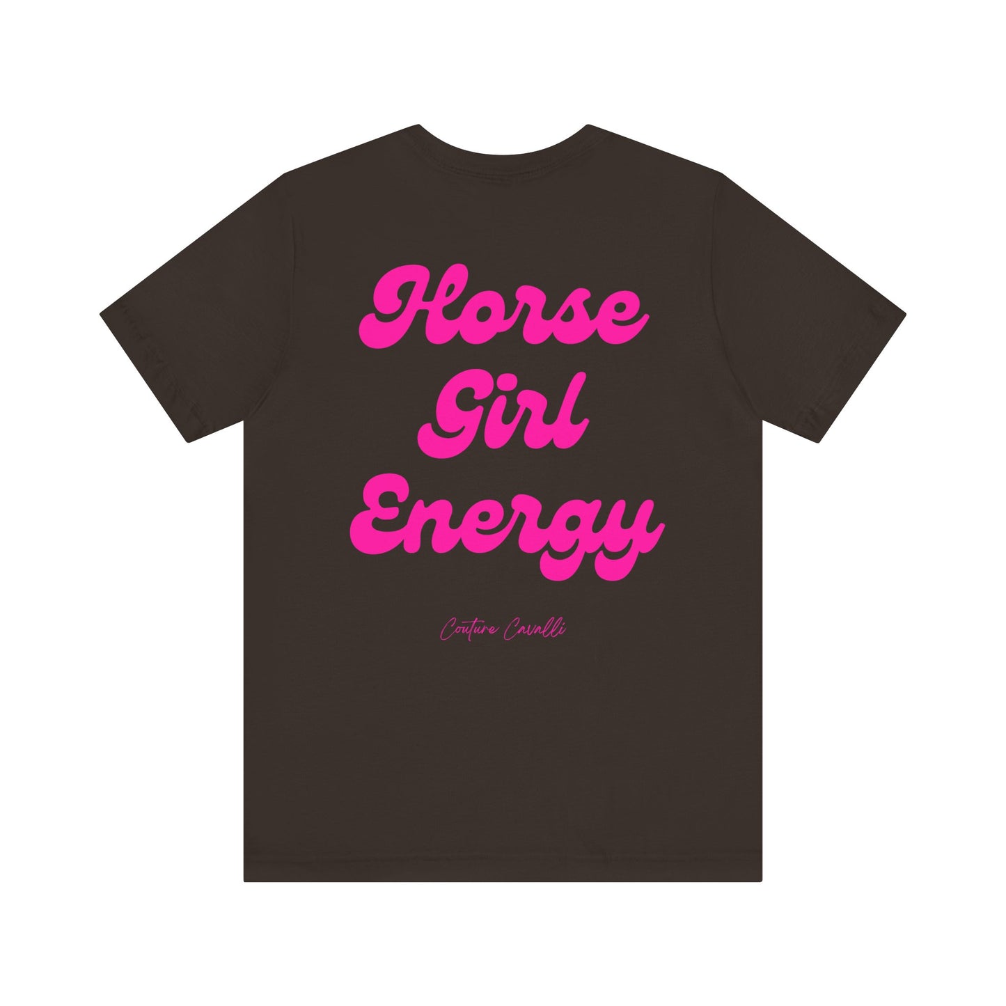 Horse Girl Energy T-Shirt – Ästhetisches Reiter Shirt für Pferdemädchen und Reiterinnen