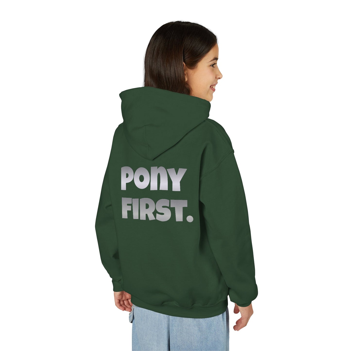 Pony First Kinder-Hoodie – Personalisiert für kleine Stallhelden