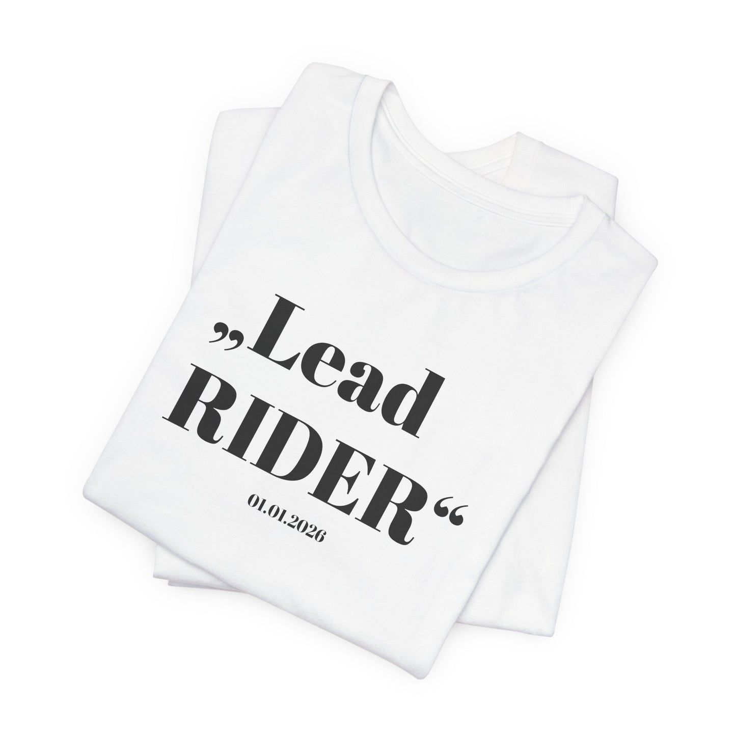 Lead Rider T‑Shirt — Maid of Honor Horse Girl Tee - Bridal Party Equestrian Shirt - Couture Cavalli
