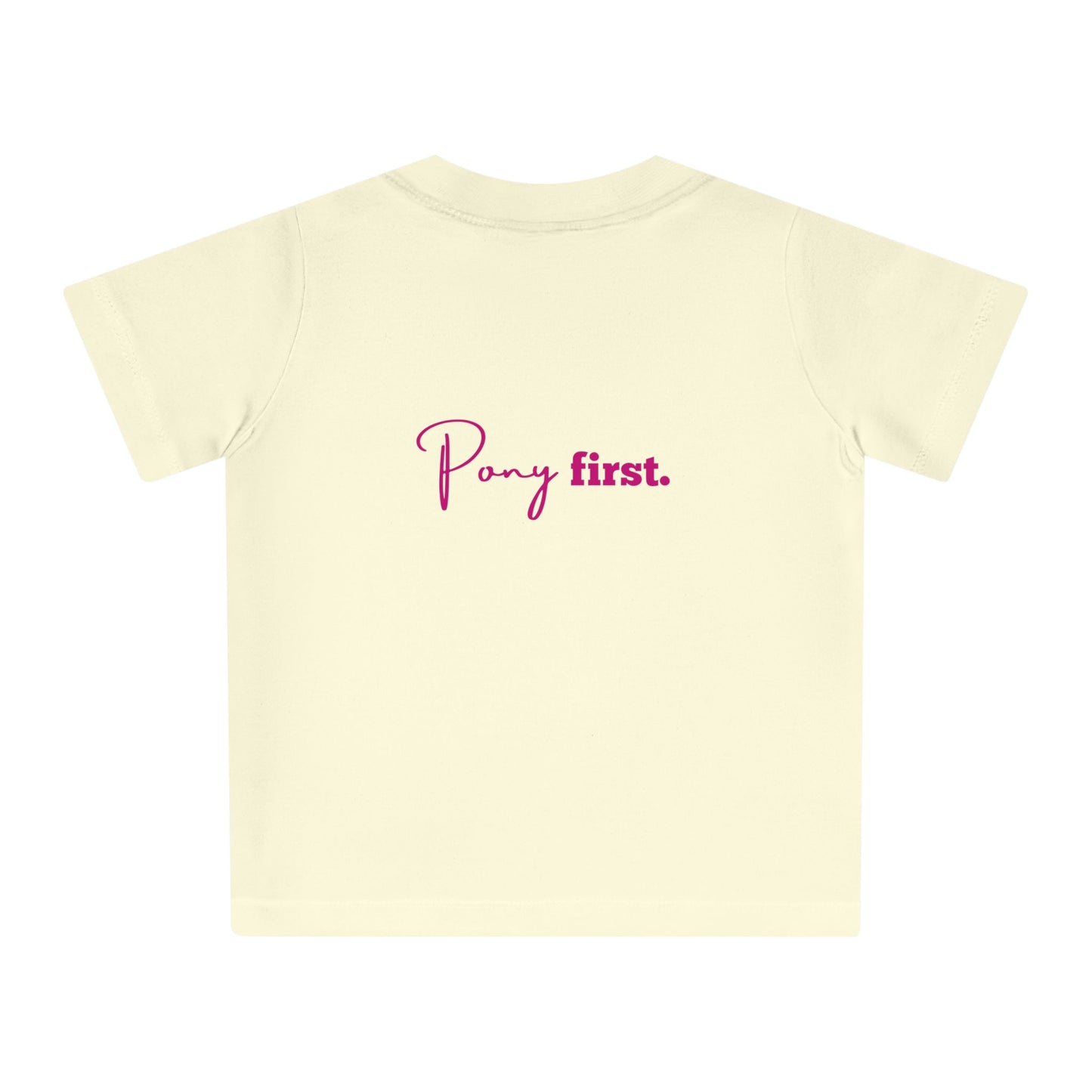 Pony First Baby T-Shirt – Pferdeliebe Shirt | Reitsport Baby Outfit | Stall Mode 2026