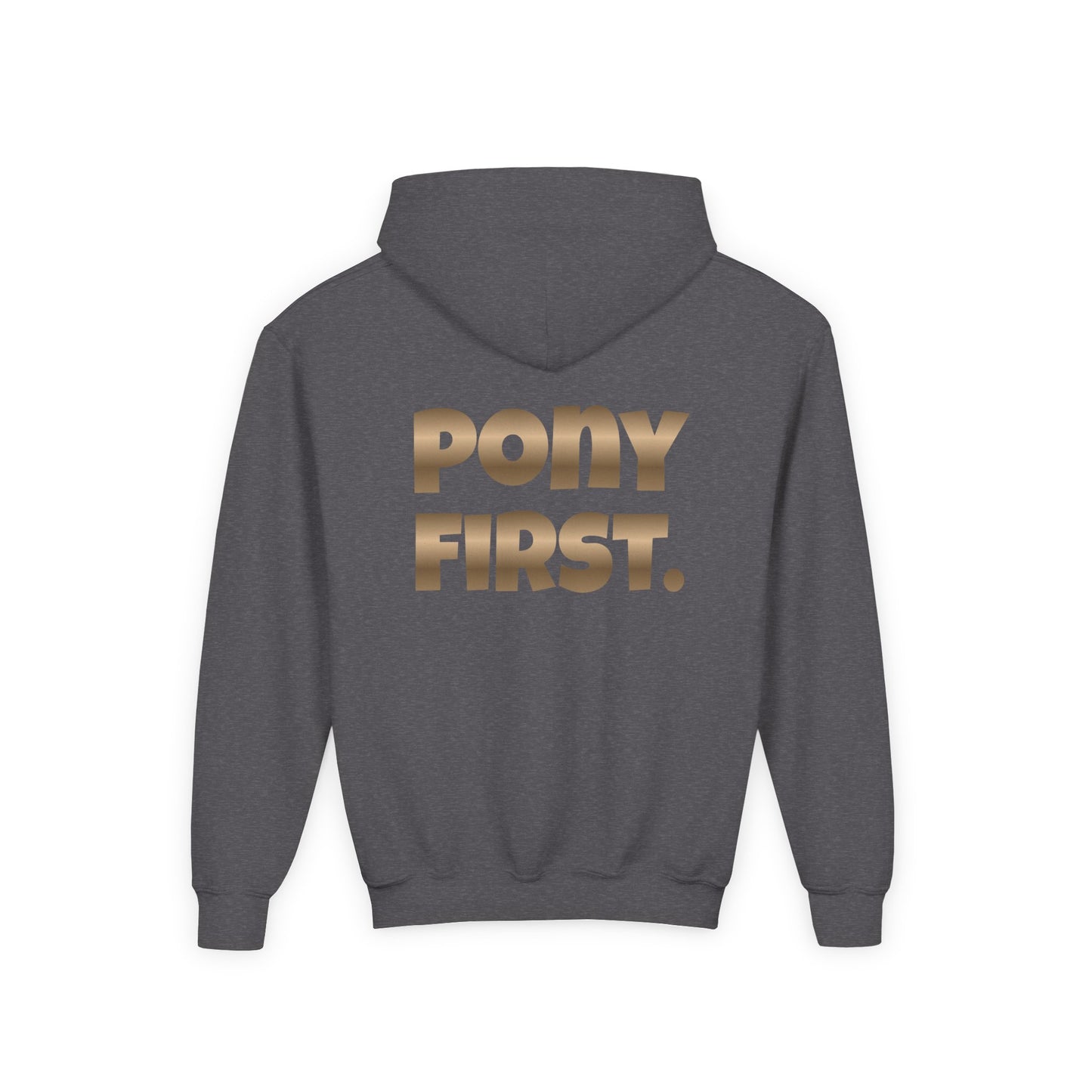 Personalisiert: Pony First Kinder-Hoodie – Mit eigenem Namen oder Ponynamen