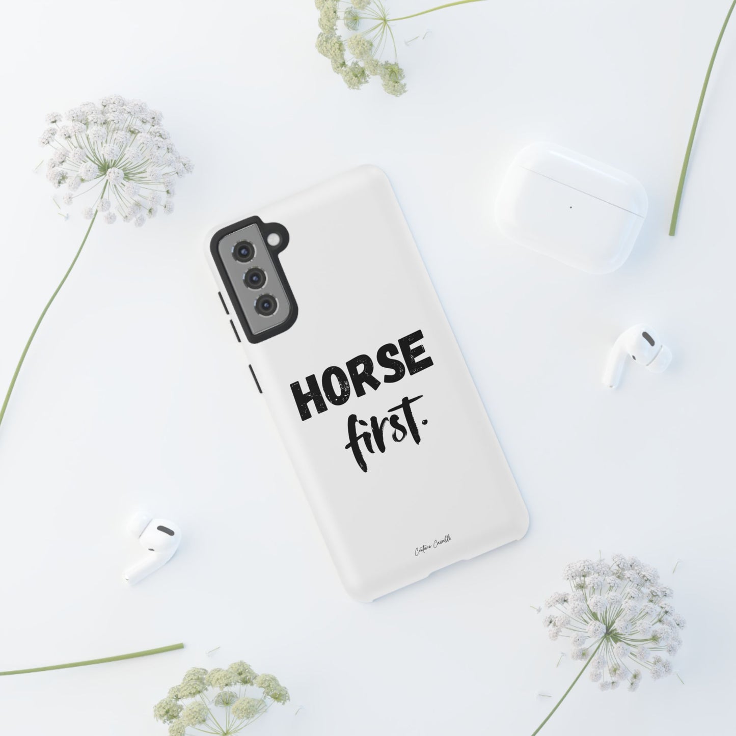 Horse First Phone Case - Equestrian iPhone Protective Cover
