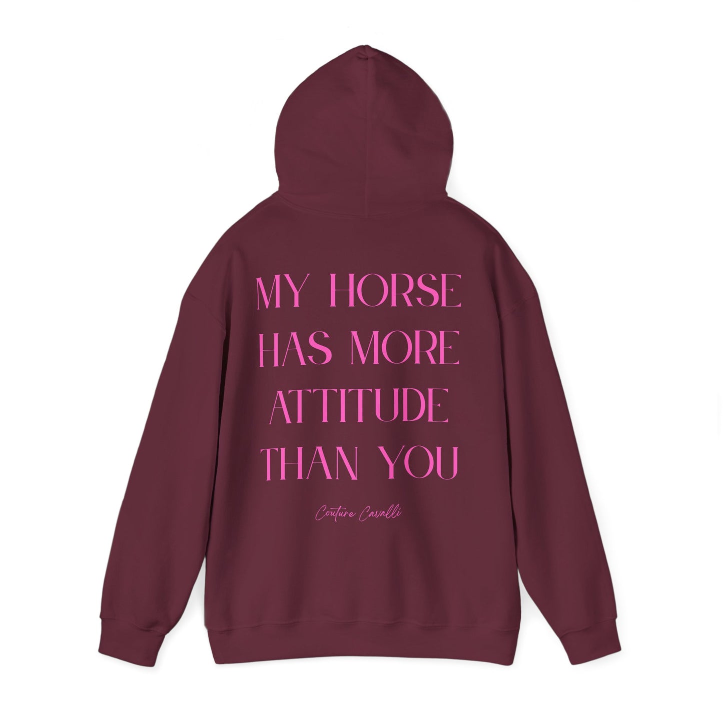 Horse Attitude Hoodie — My Horse Has More Attitude Than You
