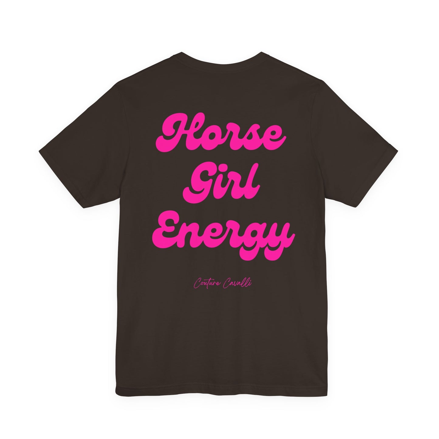 Horse Girl Energy T-Shirt – Ästhetisches Reiter Shirt für Pferdemädchen und Reiterinnen