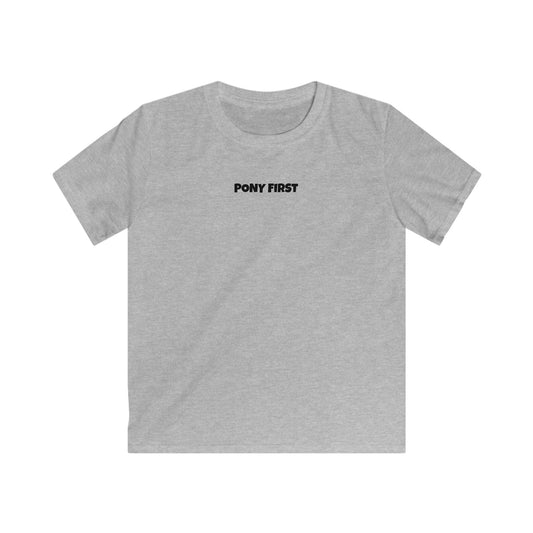Pony First T-Shirt – Minimal & Stylisch