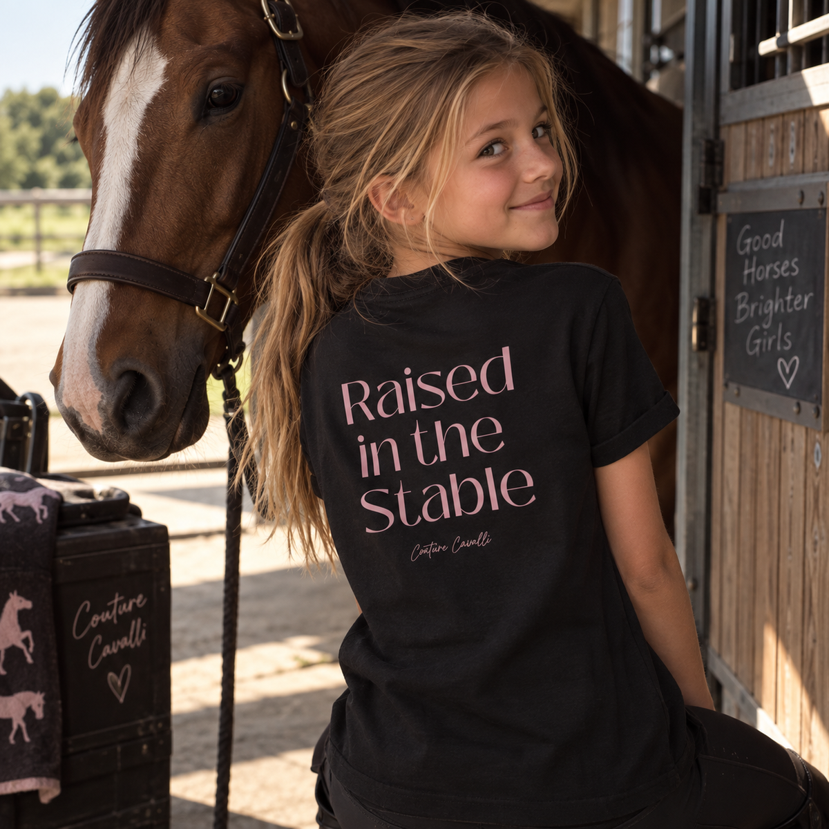 „Raised in the Stable“ T-Shirt