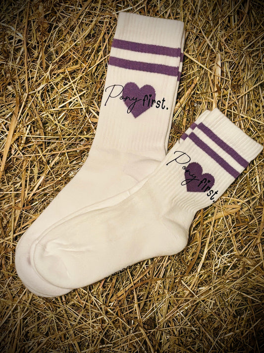 CC Sock Affair Pony first.