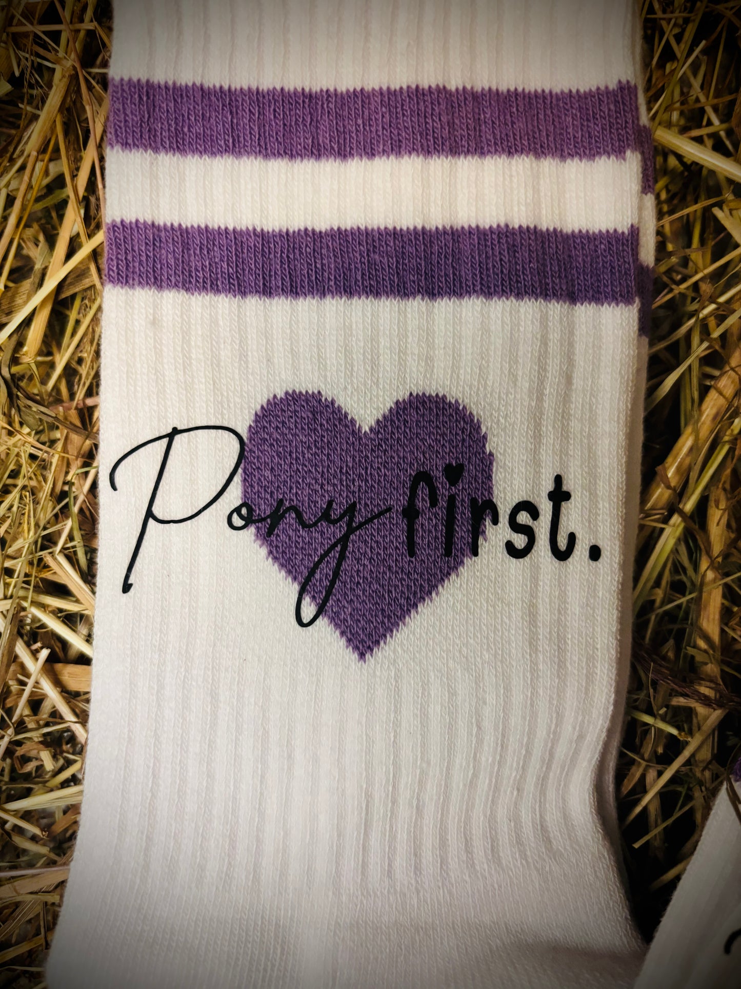 CC Sock Affair Pony first.