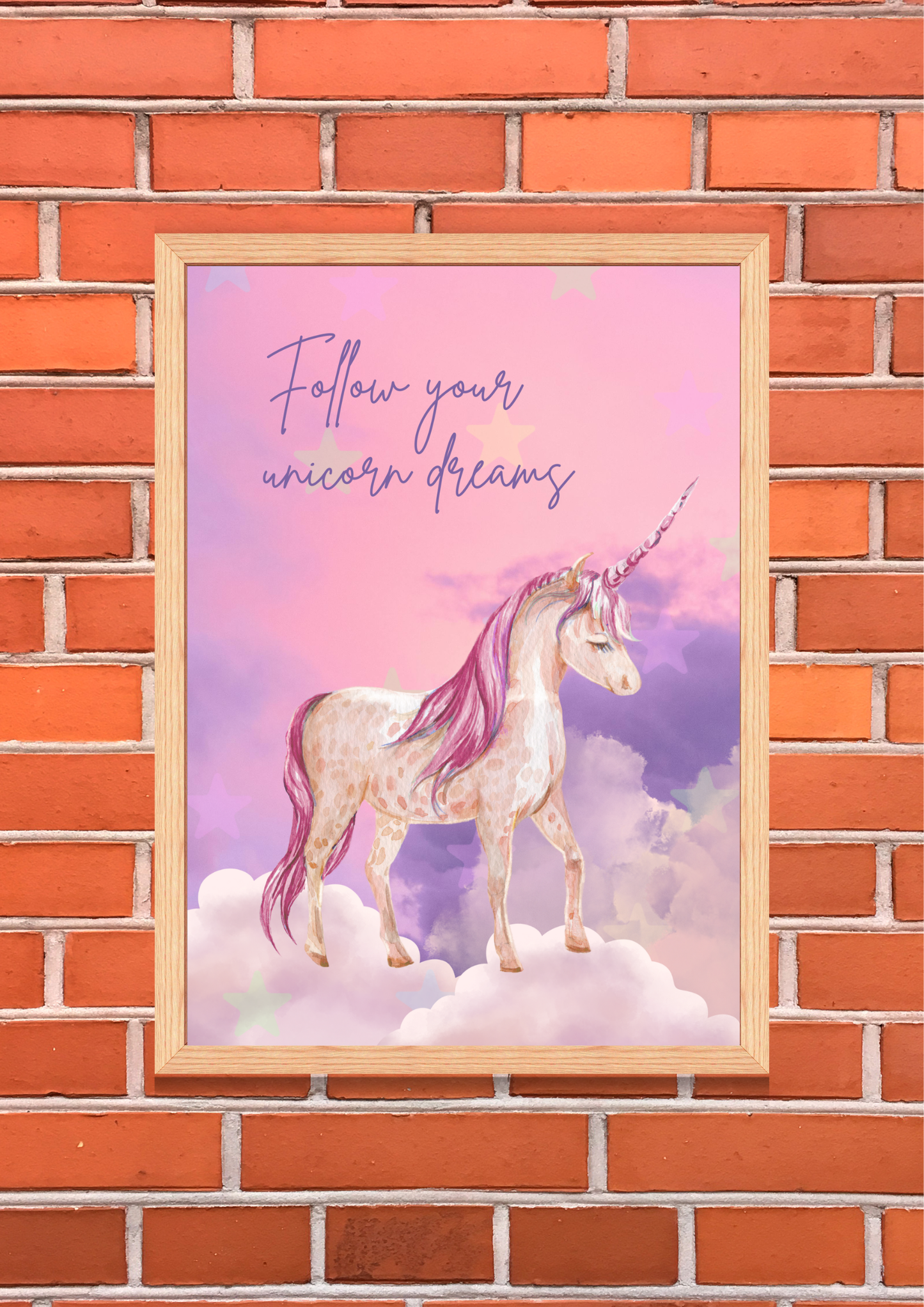 Poster Follow your unicorn dreams